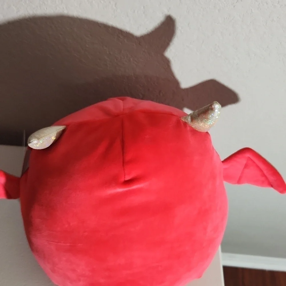 Karlie Squishmallows red devil bat new NWT 12 INCH
